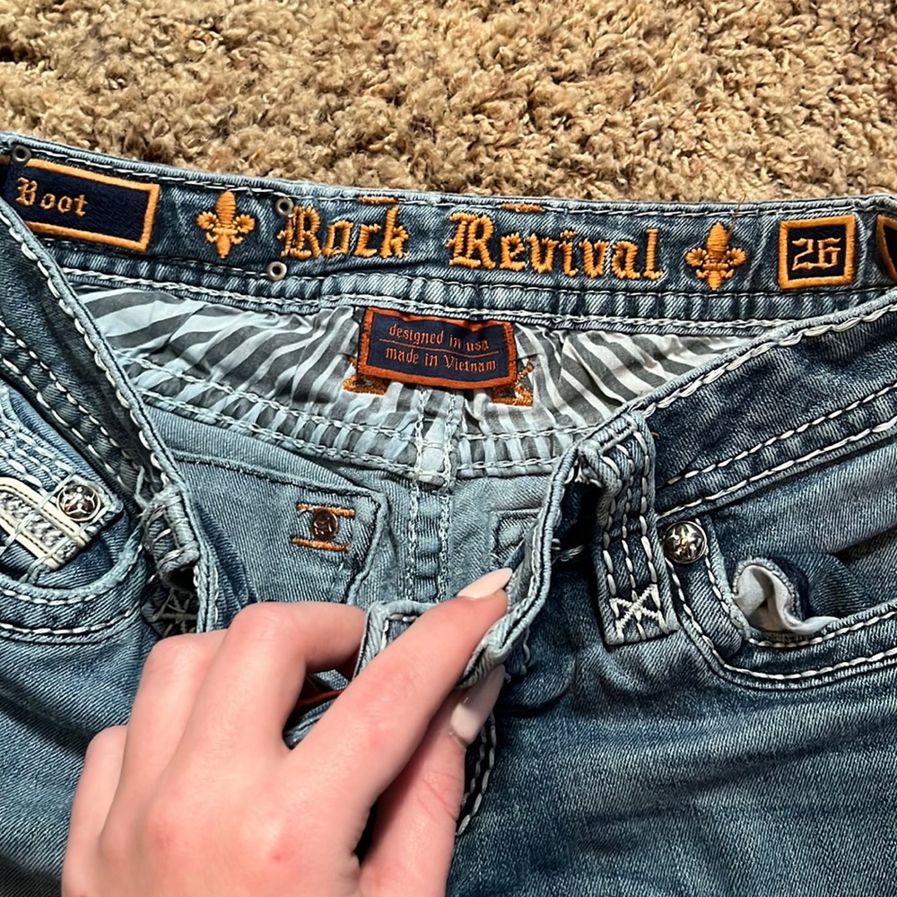 Old rock revival bootcut pants size 26 womens